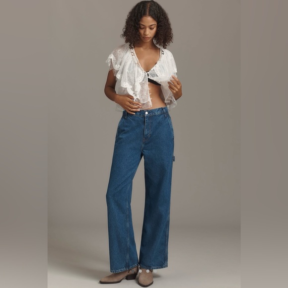 Reformation Diego Mid-Rise Baggy Utility Jean - Picture 1 of 9